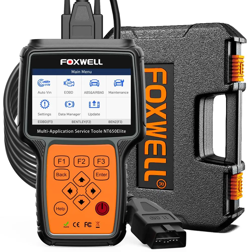 FOXWELL NT650 Elite inalámbrico OBD2 escáner automotriz profesional