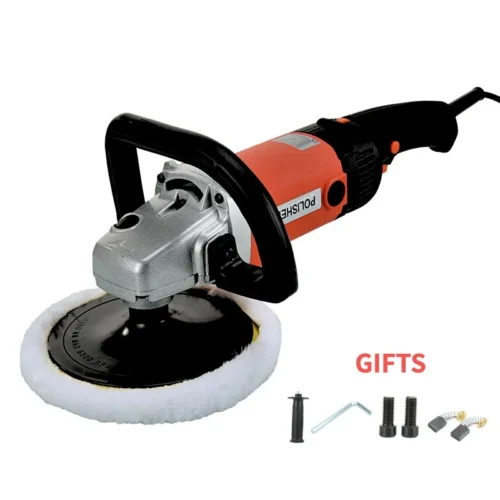 Máquina pulidora de coches de 1400W, pulidora de coches eléctrica de 8 velocidades ajustables, máquina de encerado, herramienta pulidora automotriz para detalles de coches