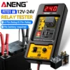 Probador de relé de coche, probador de voltaje ANENG RT01 Universal 11-25V, control de batería de coche automotriz, luz indicadora LED, diagnóstico de relé