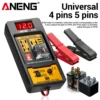 Probador de relé de coche, probador de voltaje ANENG RT01 Universal 11-25V, control de batería de coche automotriz, luz indicadora LED, diagnóstico de relé