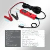 Probador de circuito automotriz 12 24V P100 P200, sonda de circuito de potencia, probador eléctrico, prueba de lámpara de voltaje de continuidad con Cable de luz de 2M