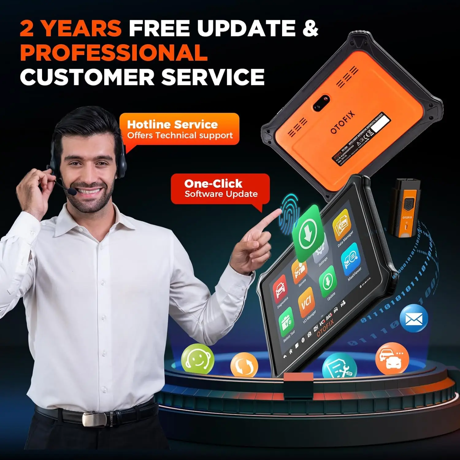 Escáner Automotriz Profesional OTOFIX D1 Lite | Diagnóstico Completo + Control Bidireccional + 38+ Servicios - Imagen 4