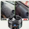 Crema Reparadora de Arañazos para Interiores de Automóviles, Cera para Pulir Plásticos Interiores y Exteriores, Reparación de Superficies de Plástico para Interiores y Tableros Negros