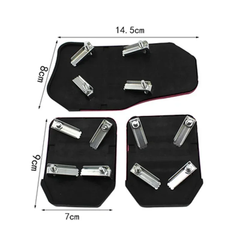 Pedales Deportivos de Aluminio para Coche Manual | Antideslizantes Universales - Imagen 7