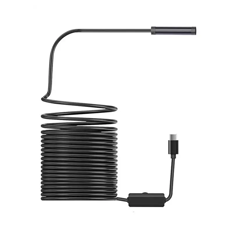 Cámara endoscópica Android de 5,5 MM 3 en 1 Micro USB tipo C boroscopio Mini cámara LED impermeable inspección de coche para HUAWEI XIAOMI PC - Imagen 3