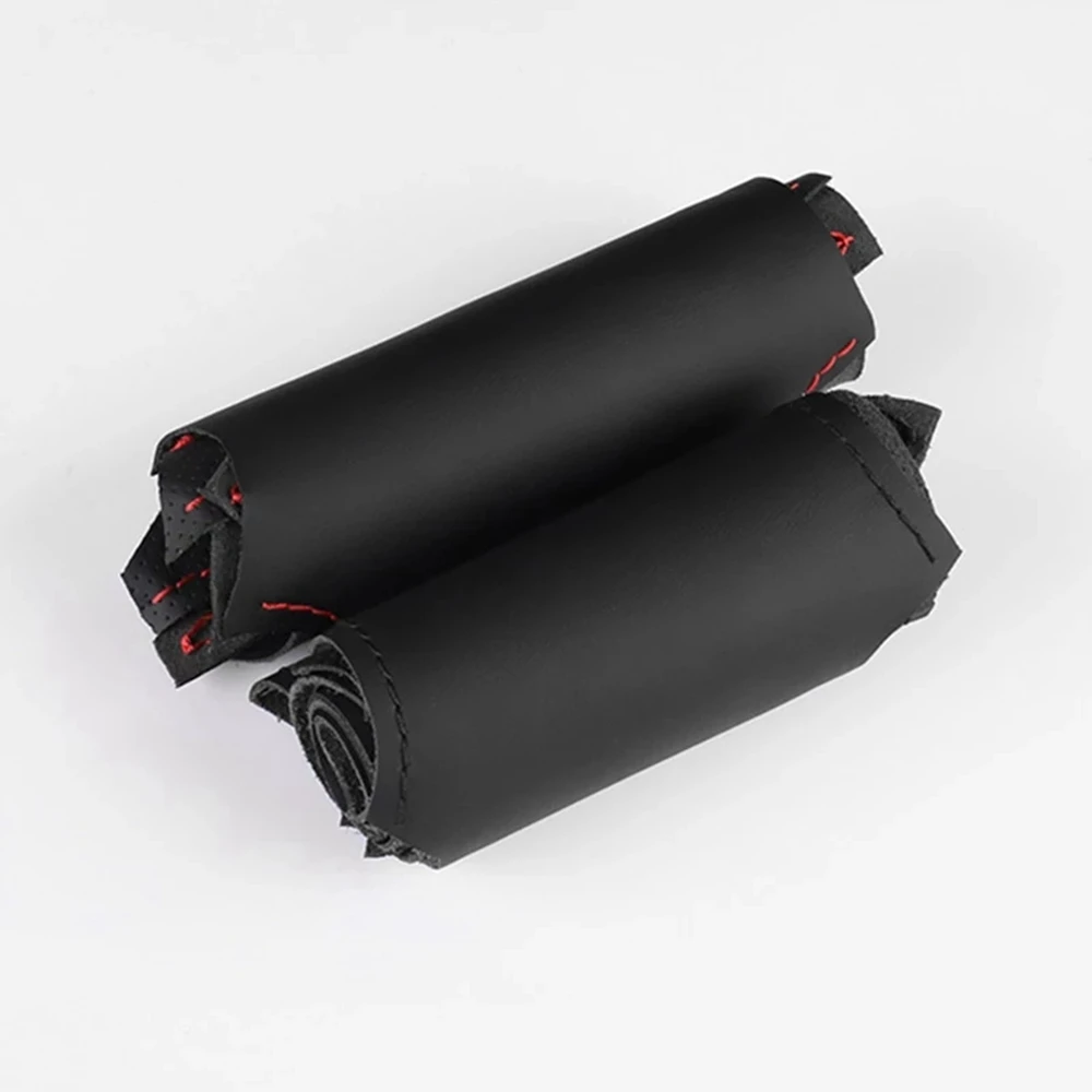Funda trenzada para volante de coche, cuero Artificial negro para Volkswagen VW Golf 7 Mk7 Touran Up New Polo Jetta Passat B8 Tiguan - Imagen 4