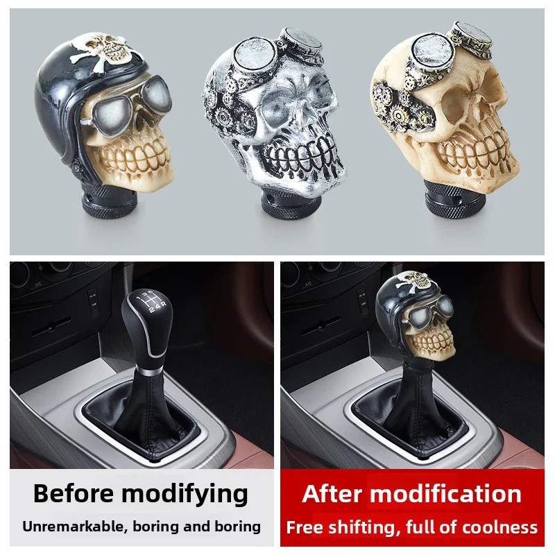 Perilla de cambio esqueleto modificado con LED