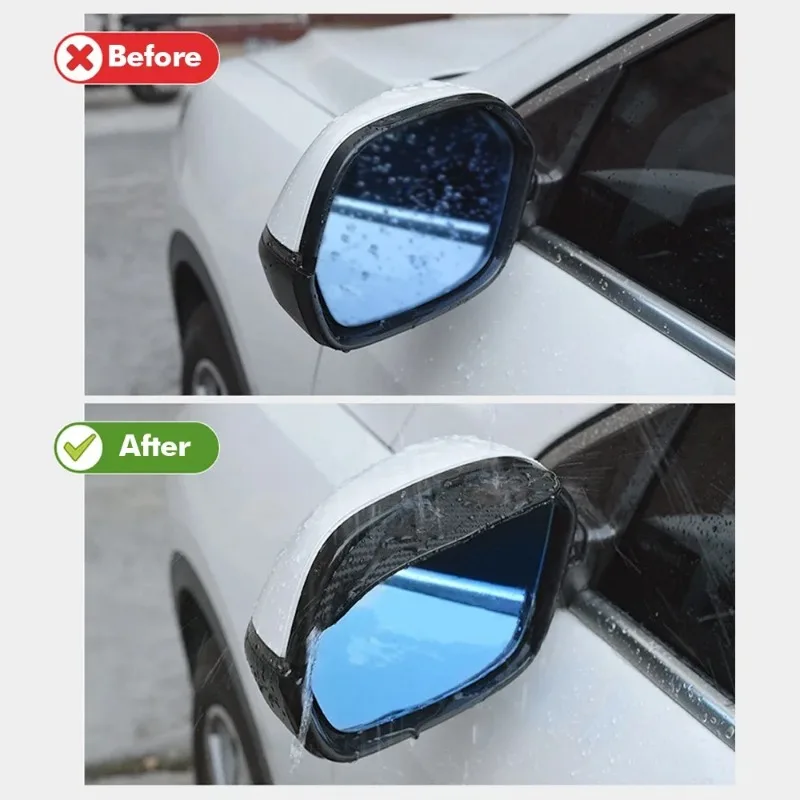 Espejo retrovisor de coche, cubierta protectora visión clara para lluvia - Imagen 5