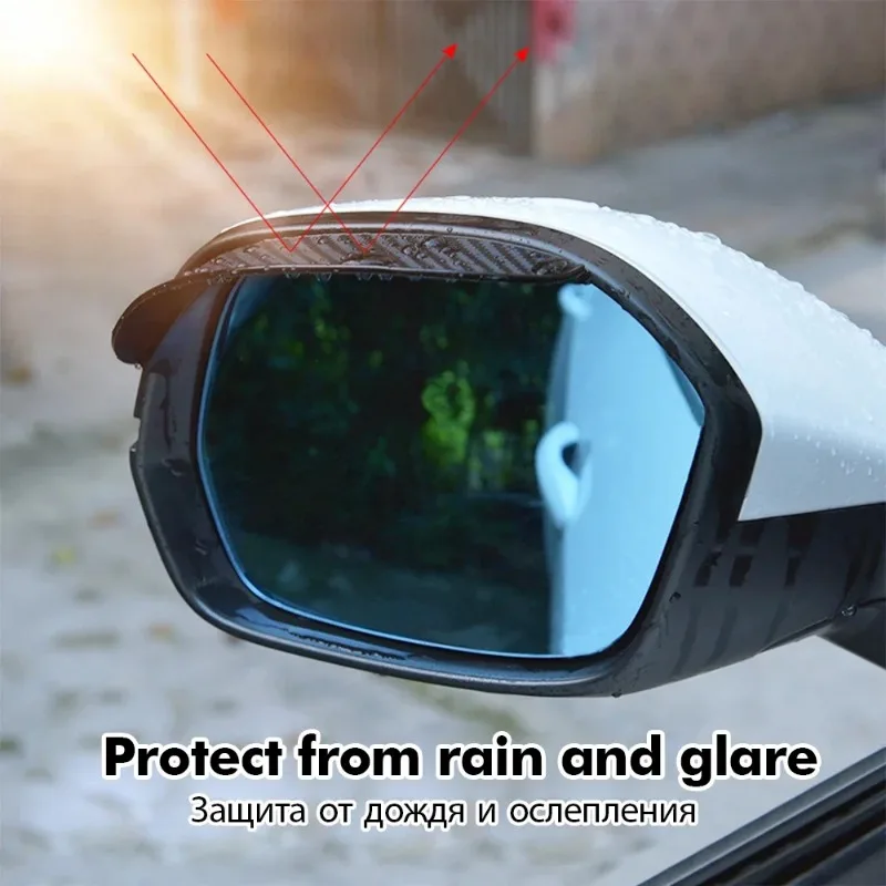 Espejo retrovisor de coche, cubierta protectora visión clara para lluvia - Imagen 2